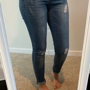 Bamboo low waisted jeans